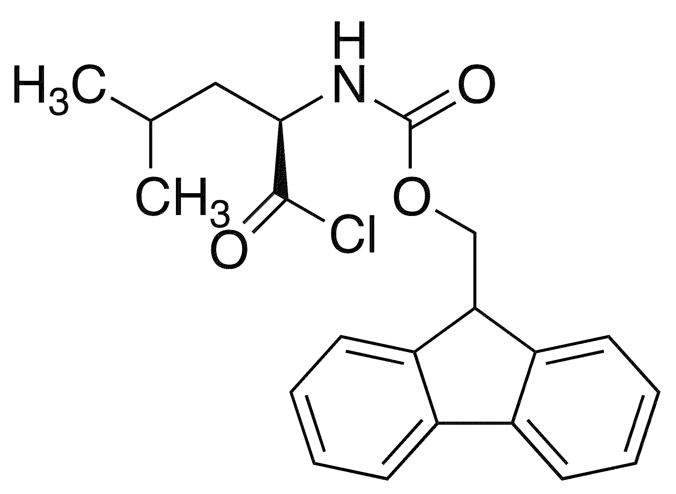 Fmoc-D-leu-Cl - Chemical structure and product image