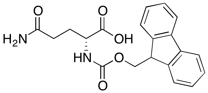 N2-Fmoc-D-glutamine - Chemical structure and product image