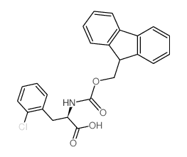 Fmoc-2-chloro-d-phenylalanine - Chemical structure and product image