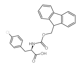 Fmoc-4-chloro-d-phenylalanine - Chemical structure and product image
