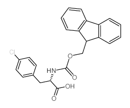 Fmoc-4-chloro-l-phenylalanine - Chemical structure and product image