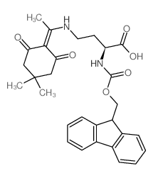 Fmoc-Dab(dde)-OH - Chemical structure and product image