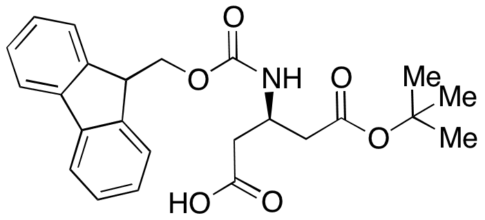 N-Fmoc-L-beta-glutamic Acid 5-tert-Butyl Ester - Chemical structure and product image