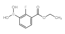2-Fluoro-3-(ethoxycarbonyl)phenylboronic Acid - Chemical structure and product image