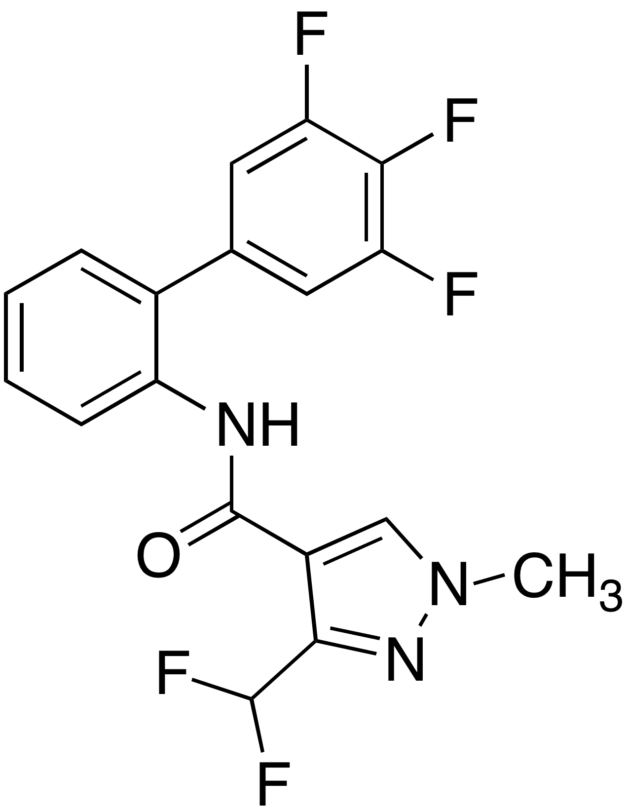 Fluxapyroxad - Chemical structure and product image