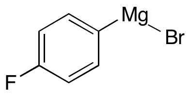 4-Fluorophenylmagnesium Bromide (1.0 M in THF) - Chemical structure and product image
