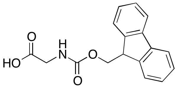 N-Fmoc-glycine - Chemical structure and product image