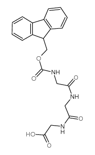 Fmoc-gly-gly-gly-oh - Chemical structure and product image