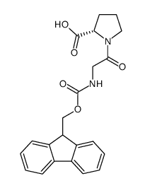 Fmoc-gly-pro-oh - Chemical structure and product image