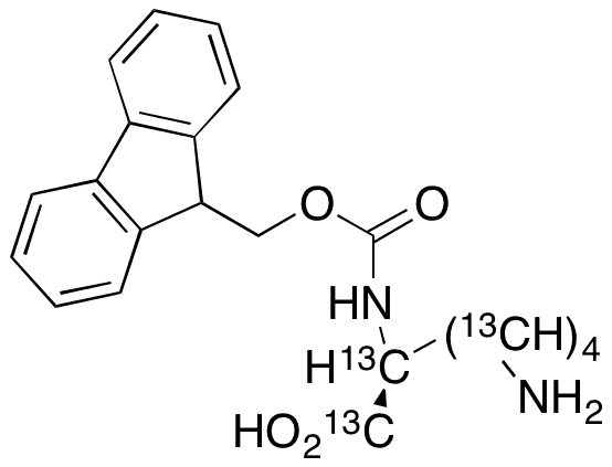 Fmoc-Lys-OH-13C6 - Chemical structure and product image