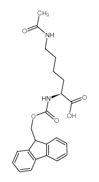 Fmoc-Lys(Ac)-OH - Chemical structure and product image