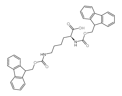 Fmoc-Lys(Fmoc)-OH - Chemical structure and product image