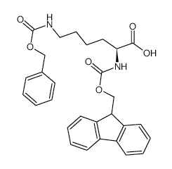 Fmoc-Lys(Z)-OH - Chemical structure and product image