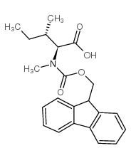 Fmoc-N-Me-Ile-OH - Chemical structure and product image