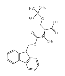 Fmoc-N-Me-Ser(tBu)-OH - Chemical structure and product image