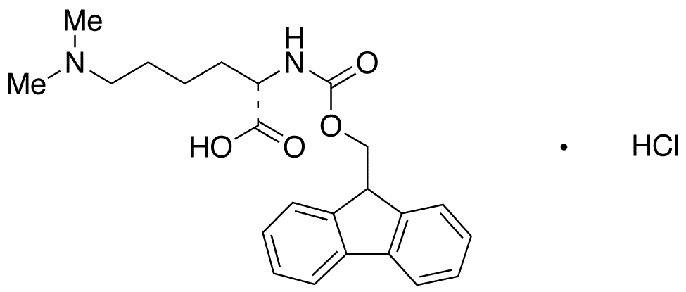 (S)-N-Fmoc-N6,N6-dimethyl-L-lysine Hydrochloride - Chemical structure and product image