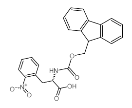 Fmoc-L-2-nitrophenylalanine - Chemical structure and product image