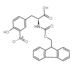 Fmoc-3-nitro-L-tyrosine - Chemical structure and product image