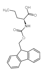 Fmoc-nva-oh - Chemical structure and product image