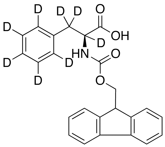 N-FMOC-L-phenylalanine-d8 - Chemical structure and product image