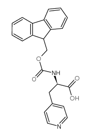 Fmoc-D-(4-pyridyl)alanine - Chemical structure and product image