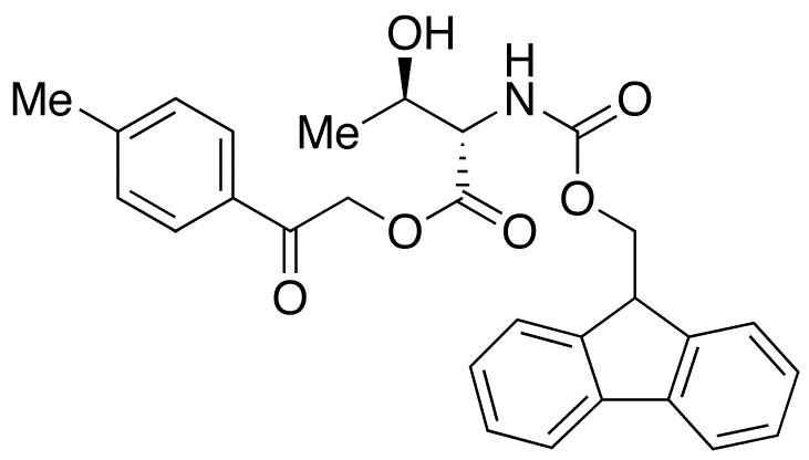 N-Fmoc-L-threonine (2-Tolyl-2-oxo-ethyl)ester - Chemical structure and product image