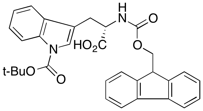 Fmoc-Trp(Boc)-OH - Chemical structure and product image