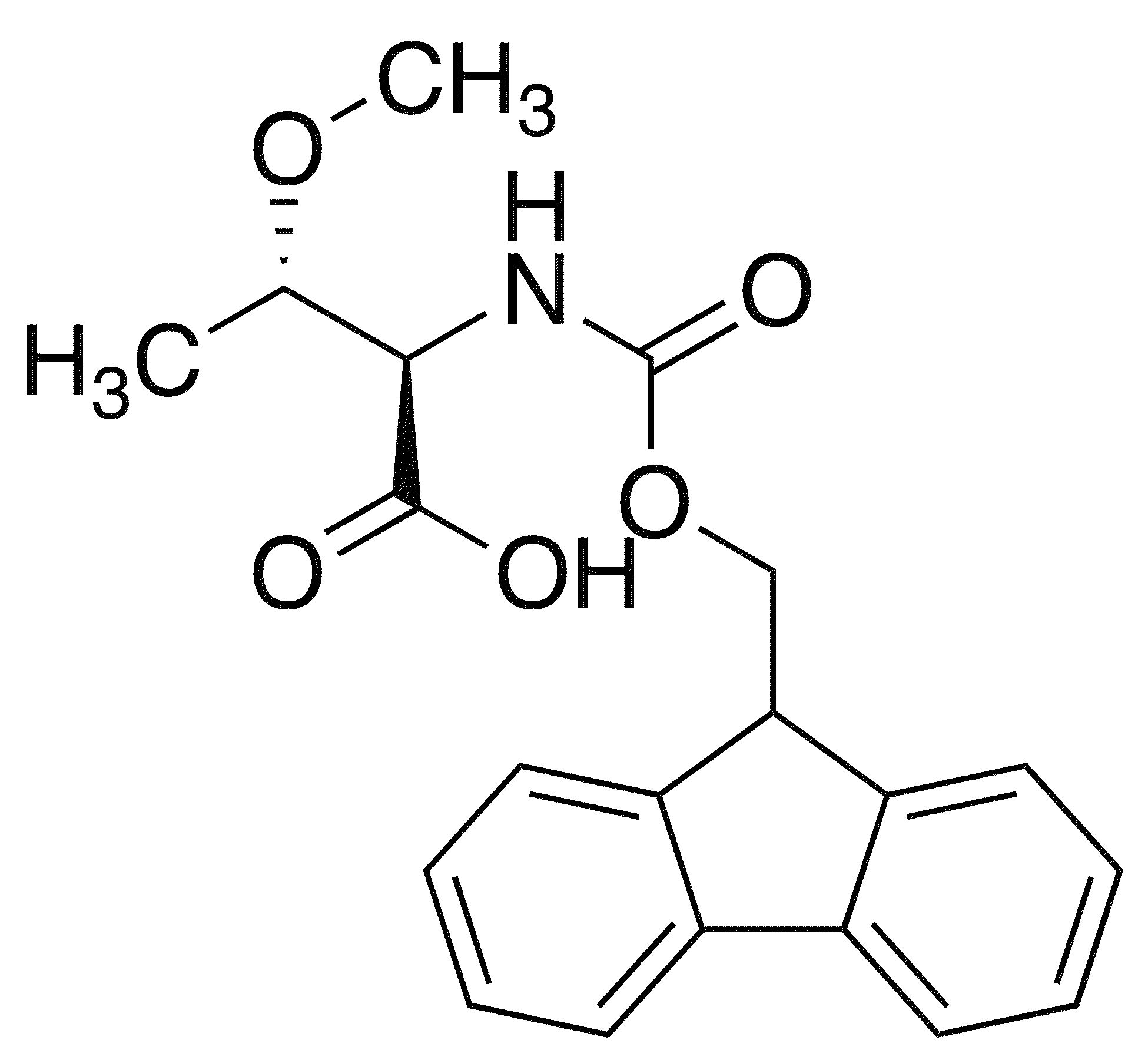 Fmoc-D-Thr(Me)-OH - Chemical structure and product image