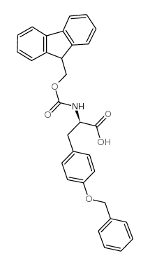Fmoc-D-Tyr(Bzl)-OH - Chemical structure and product image