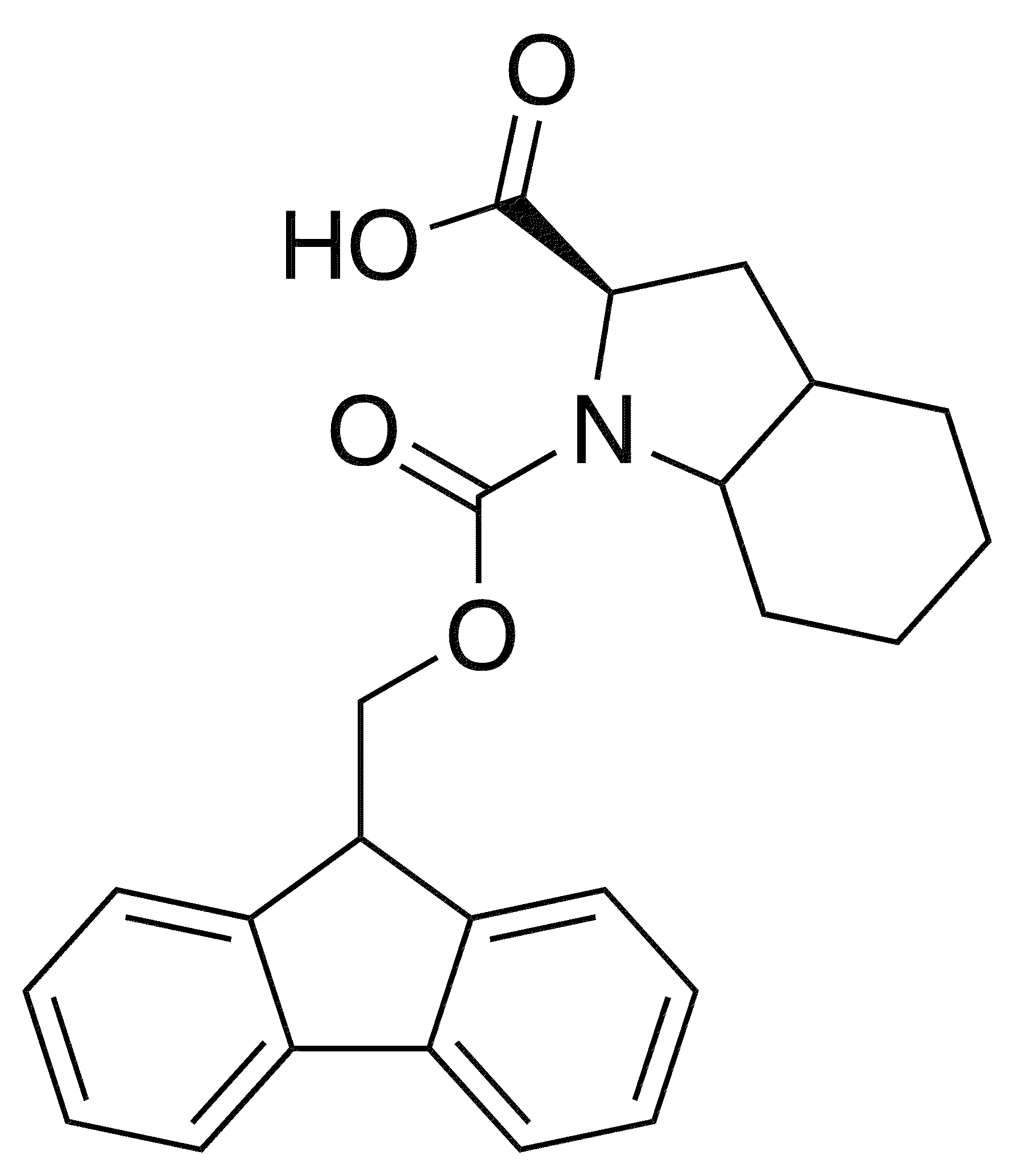 Fmoc-L-octahydroindole-2-carboxylic acid - Chemical structure and product image