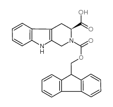 Fmoc-L-1,2,3,4-tetrahydronorharman-3-carboxylic acid - Chemical structure and product image
