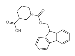 Fmoc-3-Carboxypiperidine - Chemical structure and product image