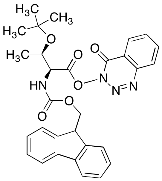 Fmoc-thr(tbu)-odhbt - Chemical structure and product image