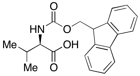 N-Fmoc-D-valine - Chemical structure and product image