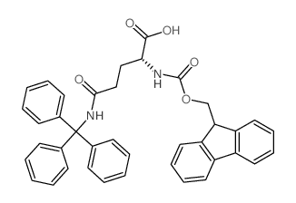 Fmoc-D-Gln(Trt)-OH - Chemical structure and product image