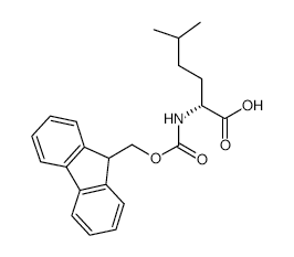 Fmoc-D-homoleucine - Chemical structure and product image