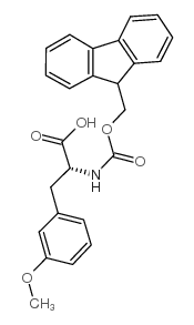 Fmoc-D-Phe(3-OMe)-OH - Chemical structure and product image