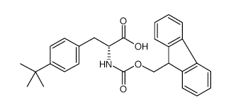 Fmoc-D-4-tert-butyl-Phe - Chemical structure and product image