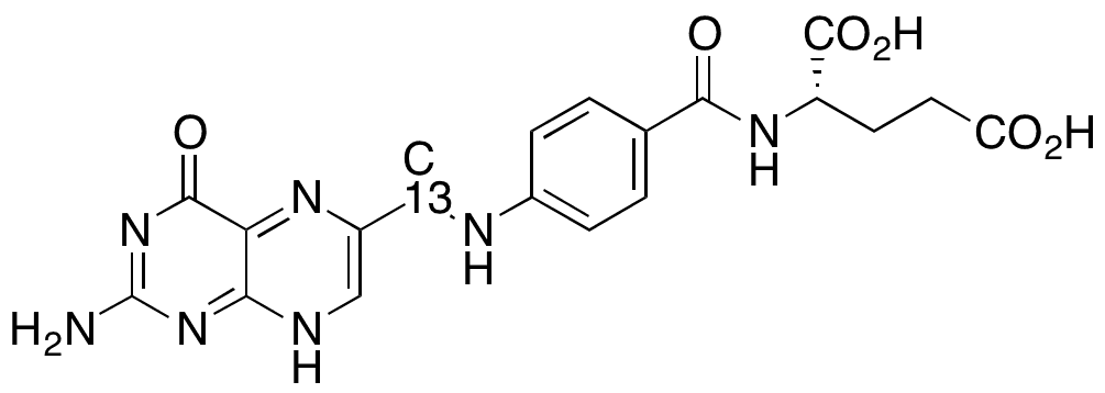 Folic Acid 13C1 - Chemical structure and product image