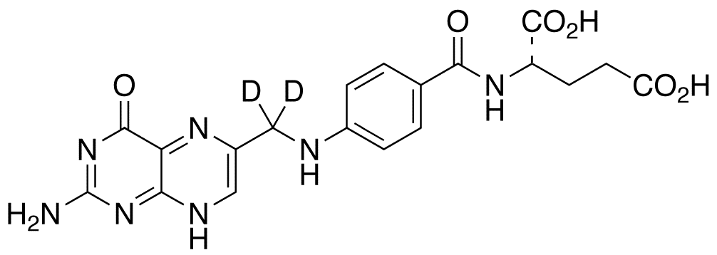 Folic Acid-d2 - Chemical structure and product image