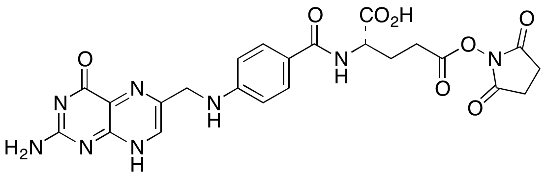 Folic Acid NHS Ester (~90% ) - Chemical structure and product image
