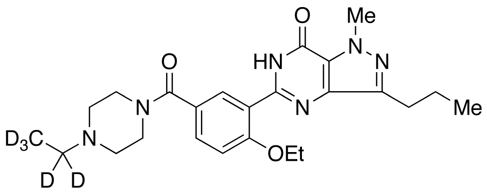Fondenafil-d5 - Chemical structure and product image