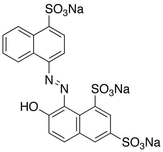 Food Red No. 102 (>80%) - Chemical structure and product image