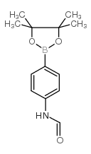 4-Formamidophenylboronic acid, pinacol ester - Chemical structure and product image