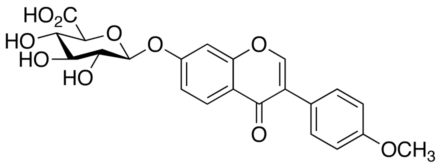 Formononetin 7-O-beta-D-Glucuronide - Chemical structure and product image