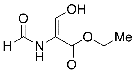 2-(Formylamino)-3-hydroxy-2-propenoic Acid Ethyl Ester - Chemical structure and product image