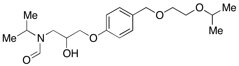 N-Formyl Bisoprolol - Chemical structure and product image