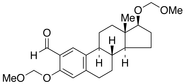2-Formyl-3,17 beta-O-bis(methoxymethyl)estradiol - Chemical structure and product image