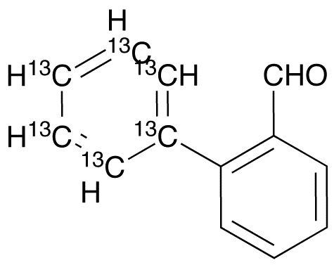 2-Formyl-1,1-biphenyl-13C6 - Chemical structure and product image