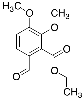 6-â€‹Formyl-â€‹2,â€‹3-â€‹dimethoxy-benzoic Acid Ethyl Ester - Chemical structure and product image